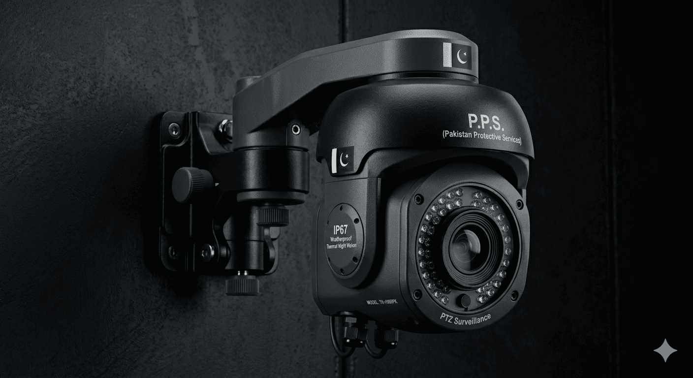 Thermal infrared camera for night vision and heat detection in complete darkness conditions