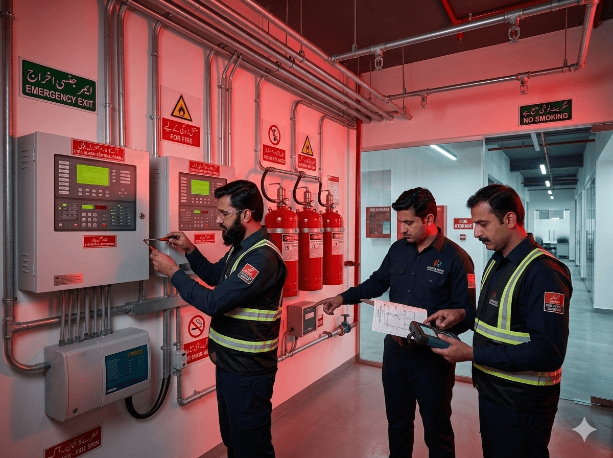 Fire Safety Systems in Pakistani Commercial Building